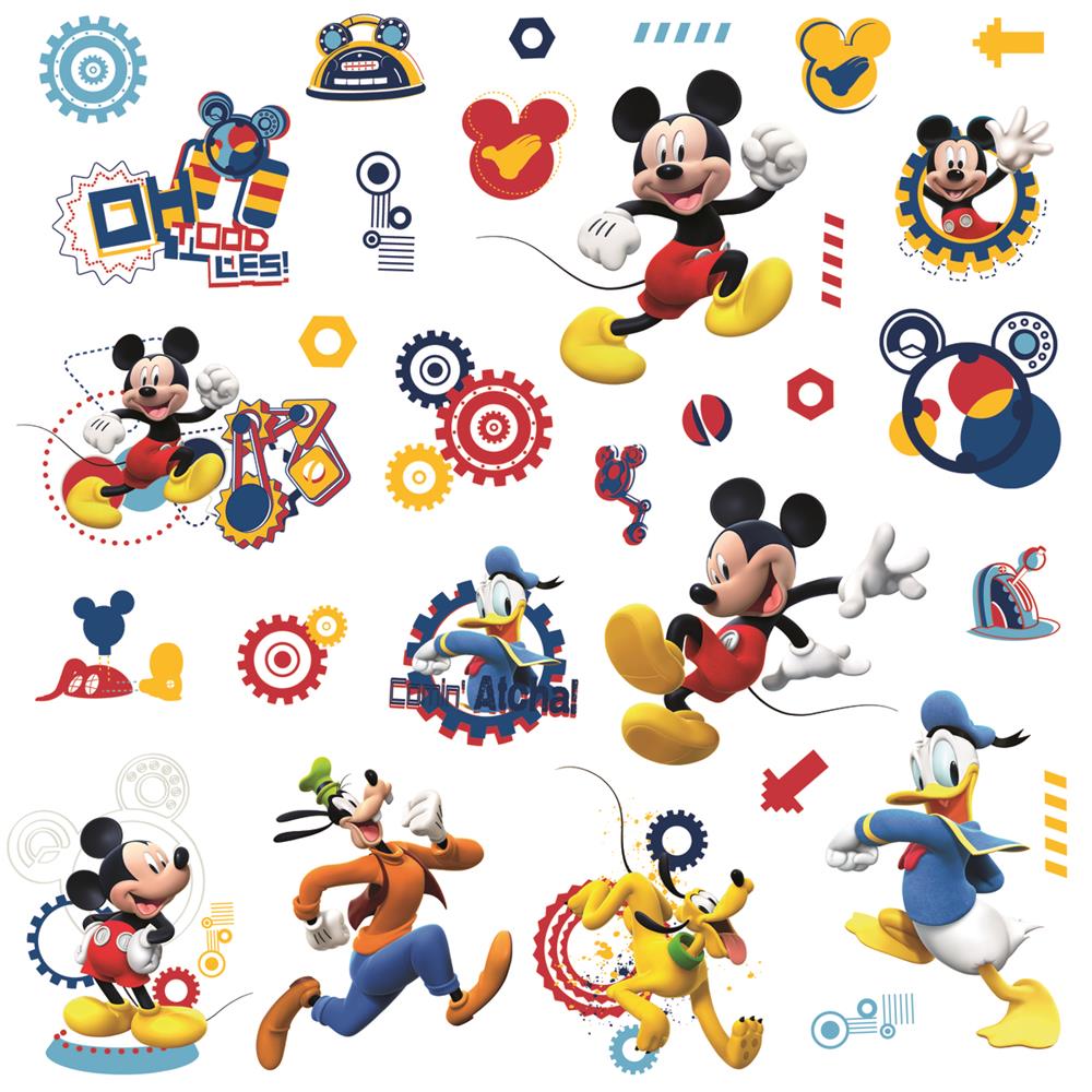 RoomMates by York RMK2555SCS Mickey Mouse Clubhouse Capers Peel And Stick Wall Decals