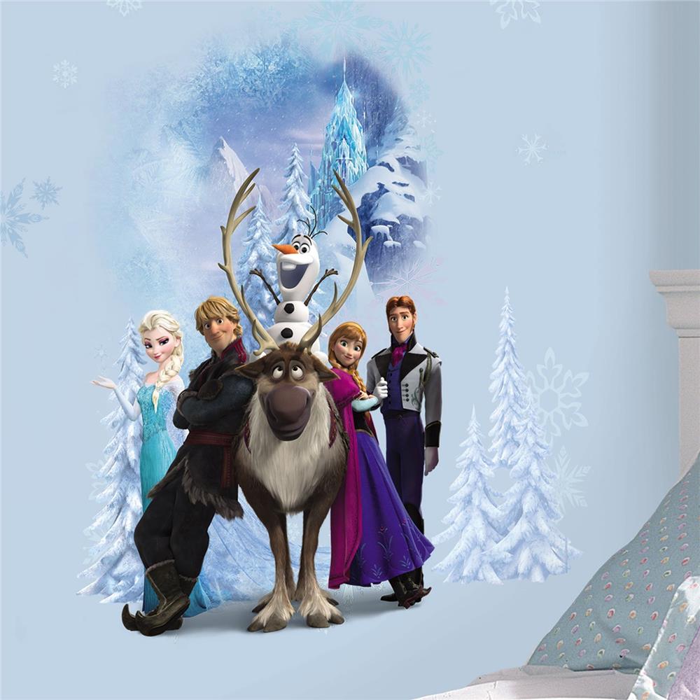 RoomMates by York RMK2668GM Disney Frozen Character Winter Burst Peel And Stick Giant Wall Decals In Multi