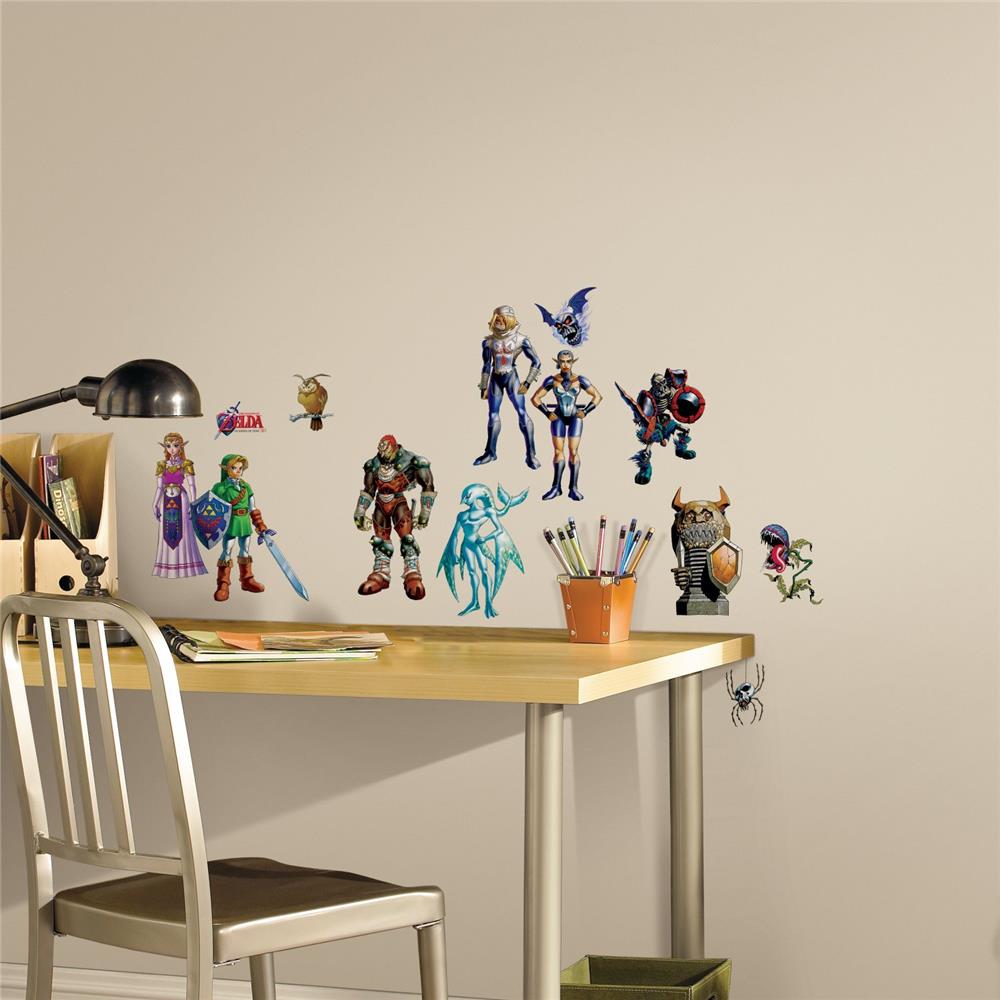 RoomMates by York RMK2780SCS Zelda: Ocarina Of Time 3D Peel And Stick Wall Decals In Multi