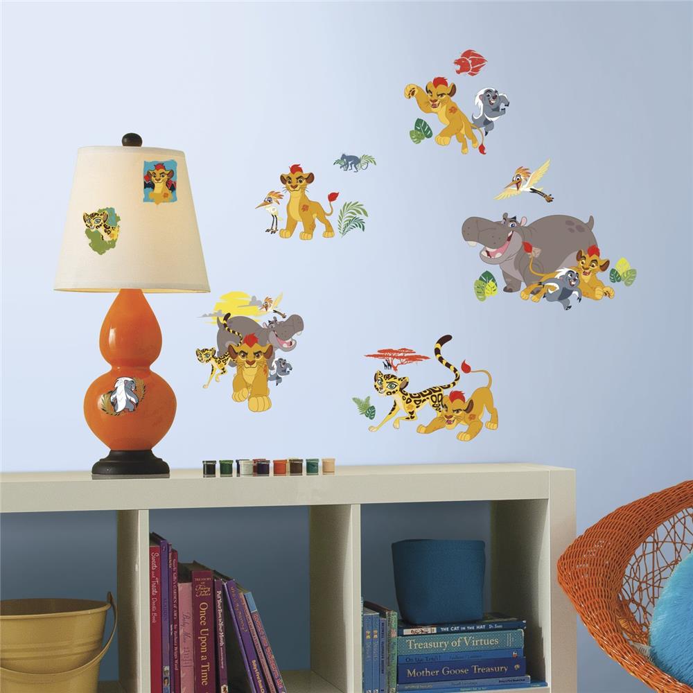 RoomMates by York RMK3174SCS Lion Guard Peel And Stick Wall Decals In Multi