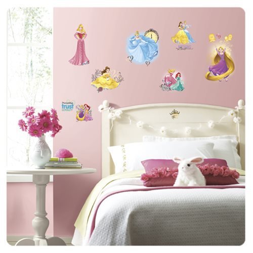 RoomMates by York RMK3181SCS Disney Princess Friendship Adventures Peel And Stick Wall Decals In Multi
