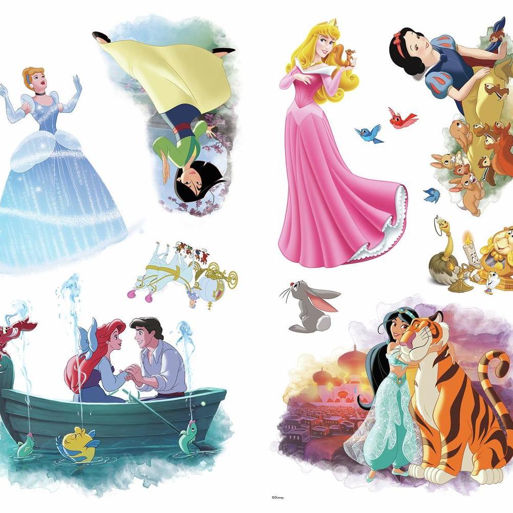RoomMates by York RMK3278SCS Disney Princess Dream Big Peel And Stick Wall Decals