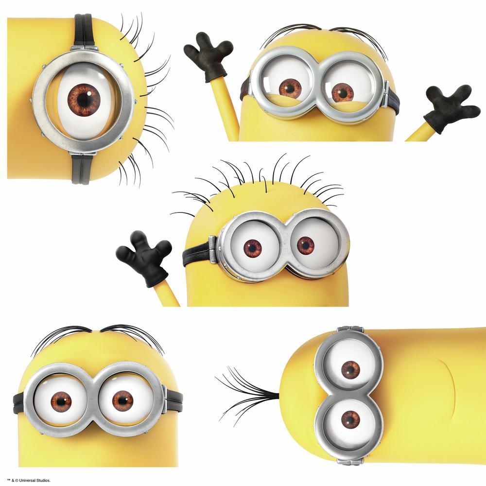 RoomMates by York RMK3567GM Despicable Me 3 Peeking Minions Giant Peel And Stick Wall Decals