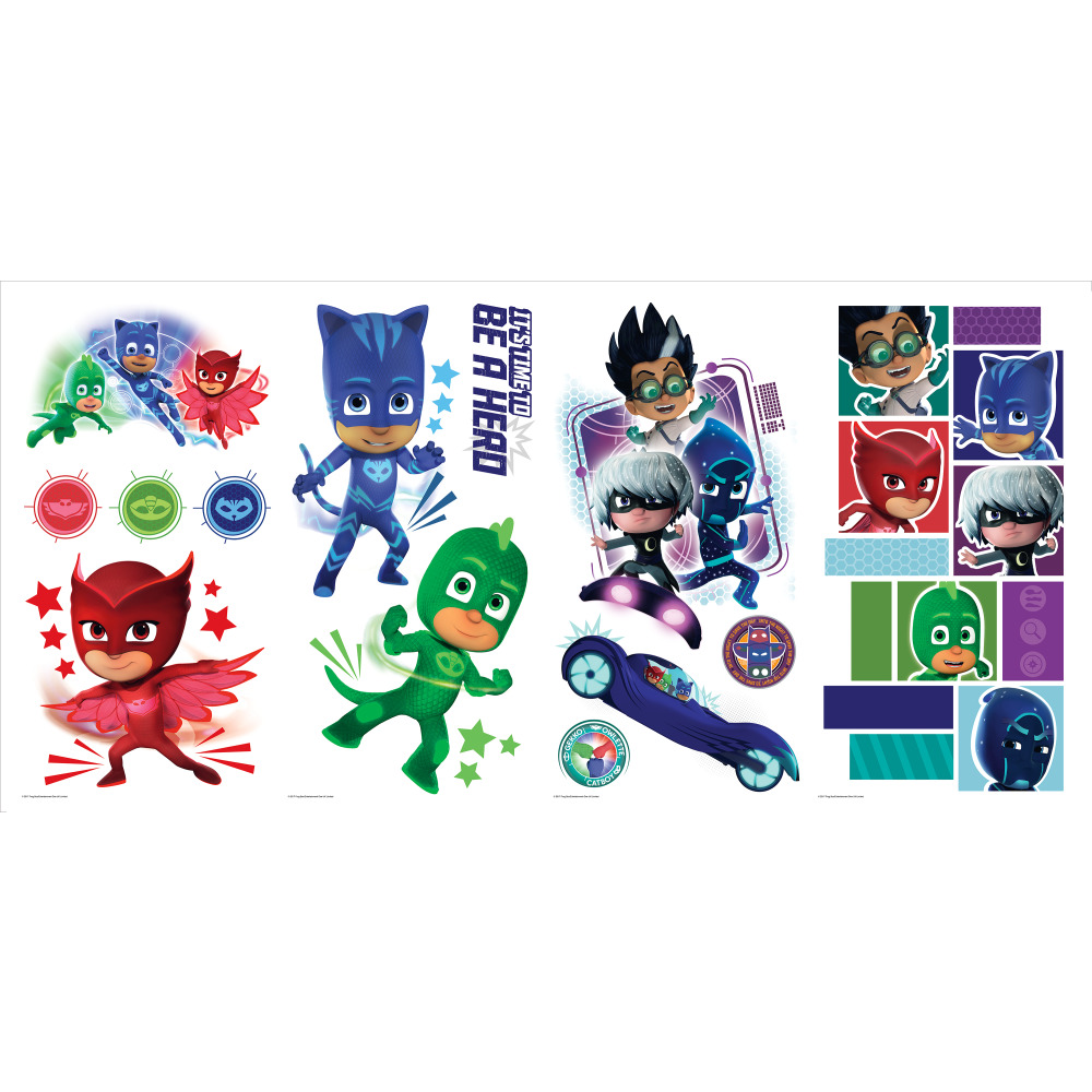 RoomMates by York RMK3586SCS Pj Masks Peel And Stick Wall Decals