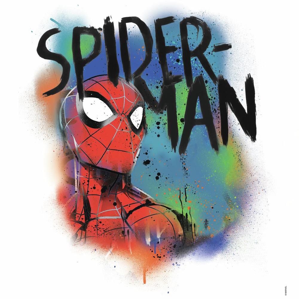 RoomMates by York RMK3618GM Spider-Man Classic Graffiti Burst Peel And Stick Giant Wall Decals