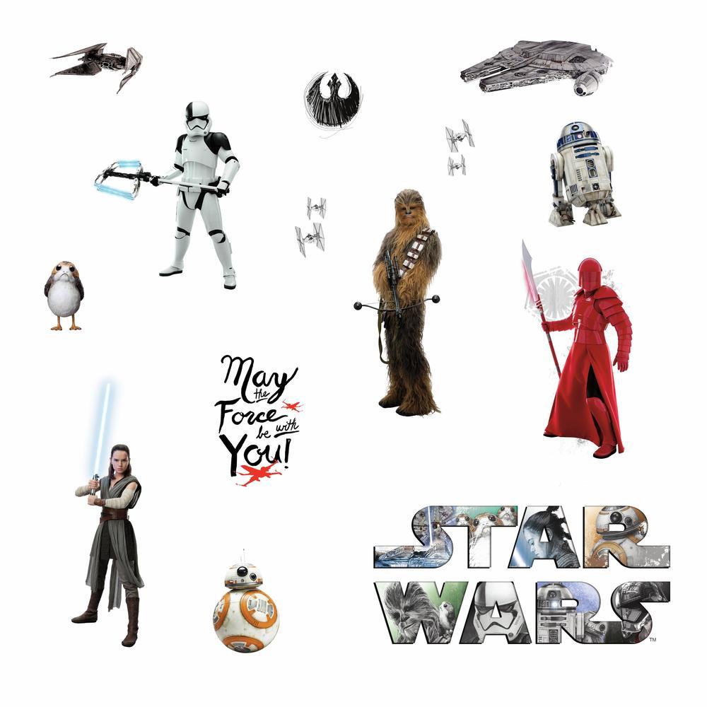 RoomMates by York RMK3633SCS Star Wars Viii Peel And Stick Wall Decals