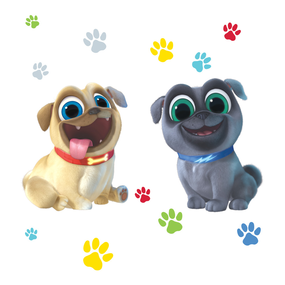 Roommates by York RMK3775GM Puppy Dog Pals Peel And Stick Giant Wall Decals
