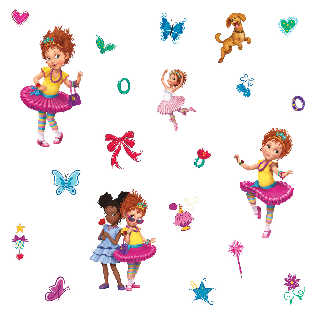 Roommates by York RMK3924SCS FANCY NANCY PEEL AND STICK WALL DECALS