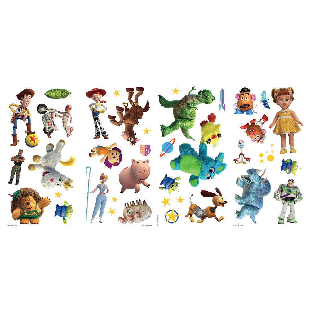 RoomMates by York RMK4008SCS Toy Story 4 Peel And Stick Wall Decals