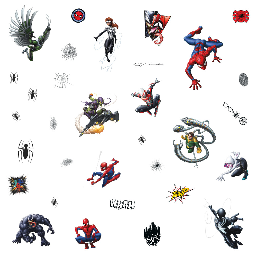 RoomMates by York Rmk4233scs Spider-Man Favorite Characters Peel And Stick Wall Decals