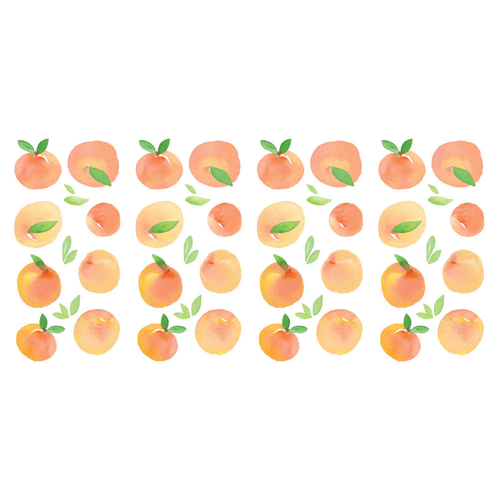 RoomMates by York RMK4583SCS Sweet Peaches Peel And Stick Wall Decals