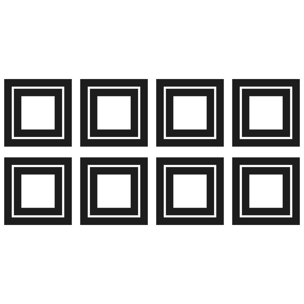 RoomMates by York RMK5340SCS RoomMates Gallery Frames Peel & Stick Wall Decals in Black