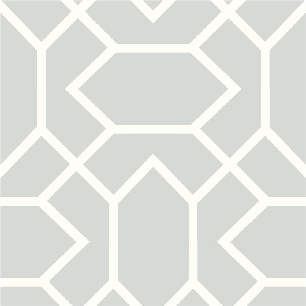 RoomMates by York RMK9065WP Lt Grey Modern Geometric Peel & Stick Wallpaper