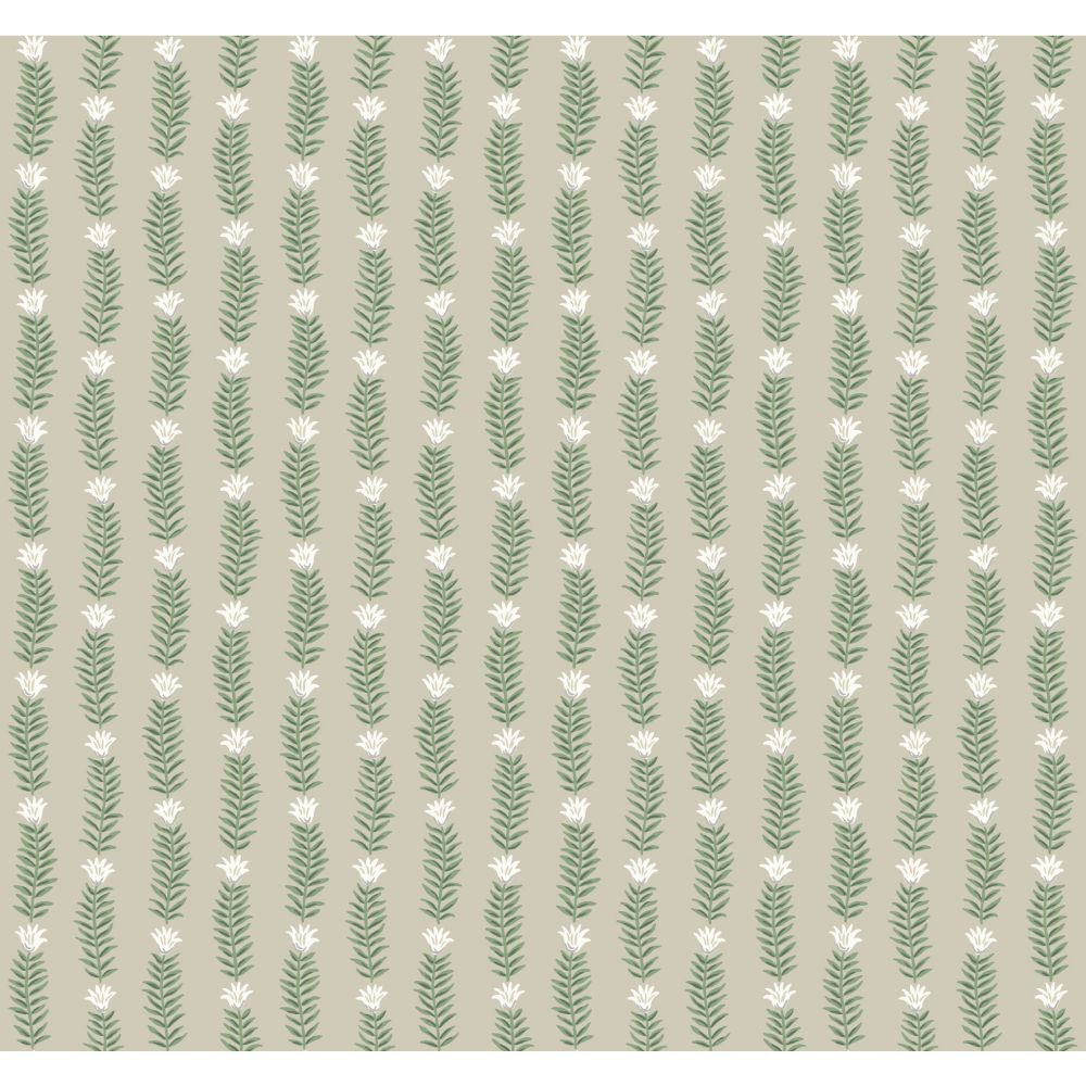York RP7339 Rifle Paper Co. Second Edition Eden Wallpaper in Beige, Green