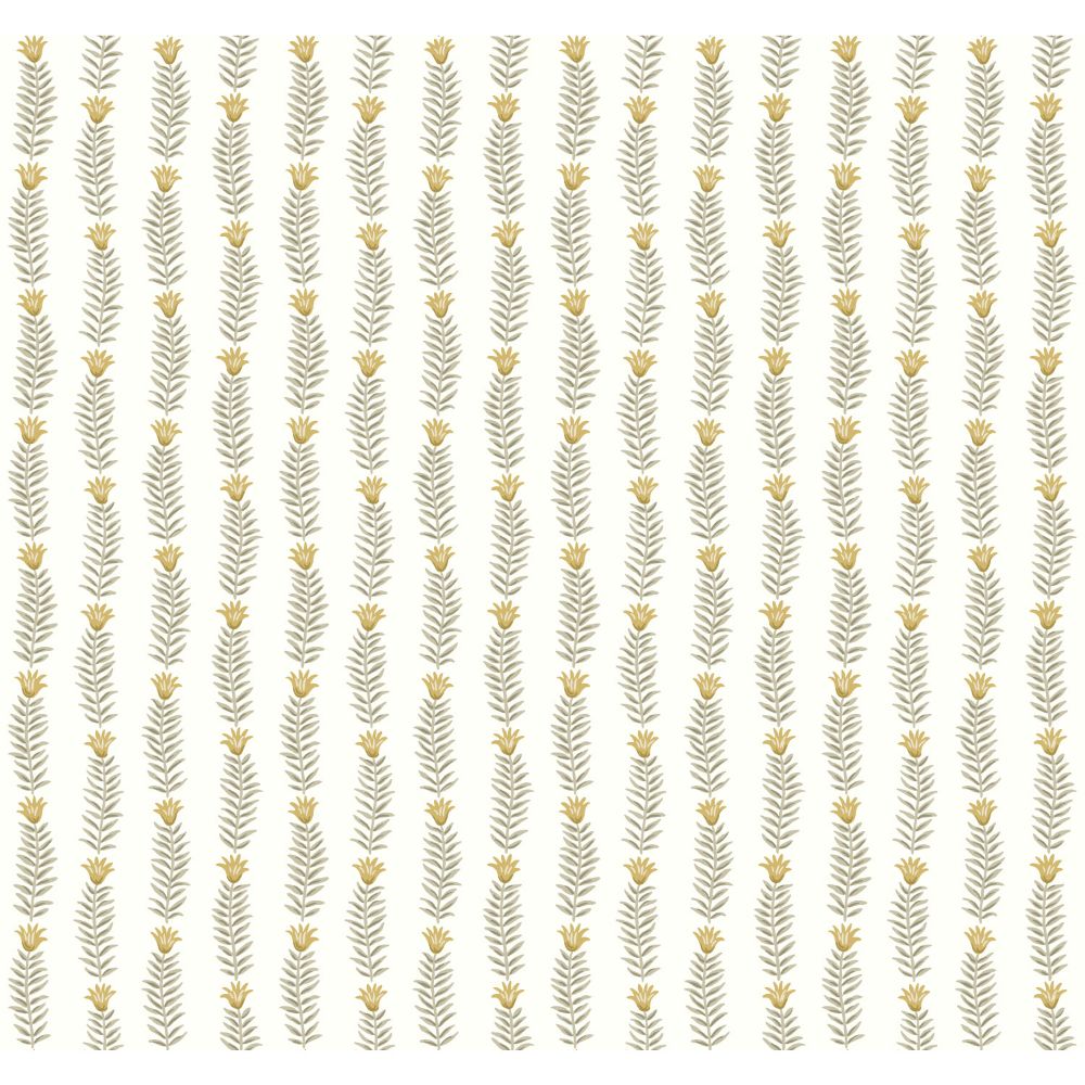 York RP7343 Rifle Paper Co. Second Edition Eden Wallpaper in White, Beige