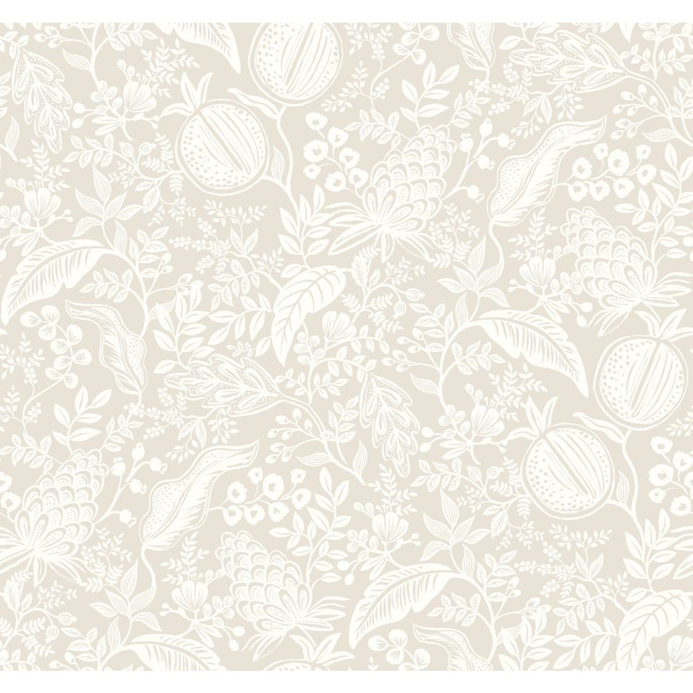 York RP7388 Rifle Paper Co. Second Edition Pomegranate Wallpaper in Beige
