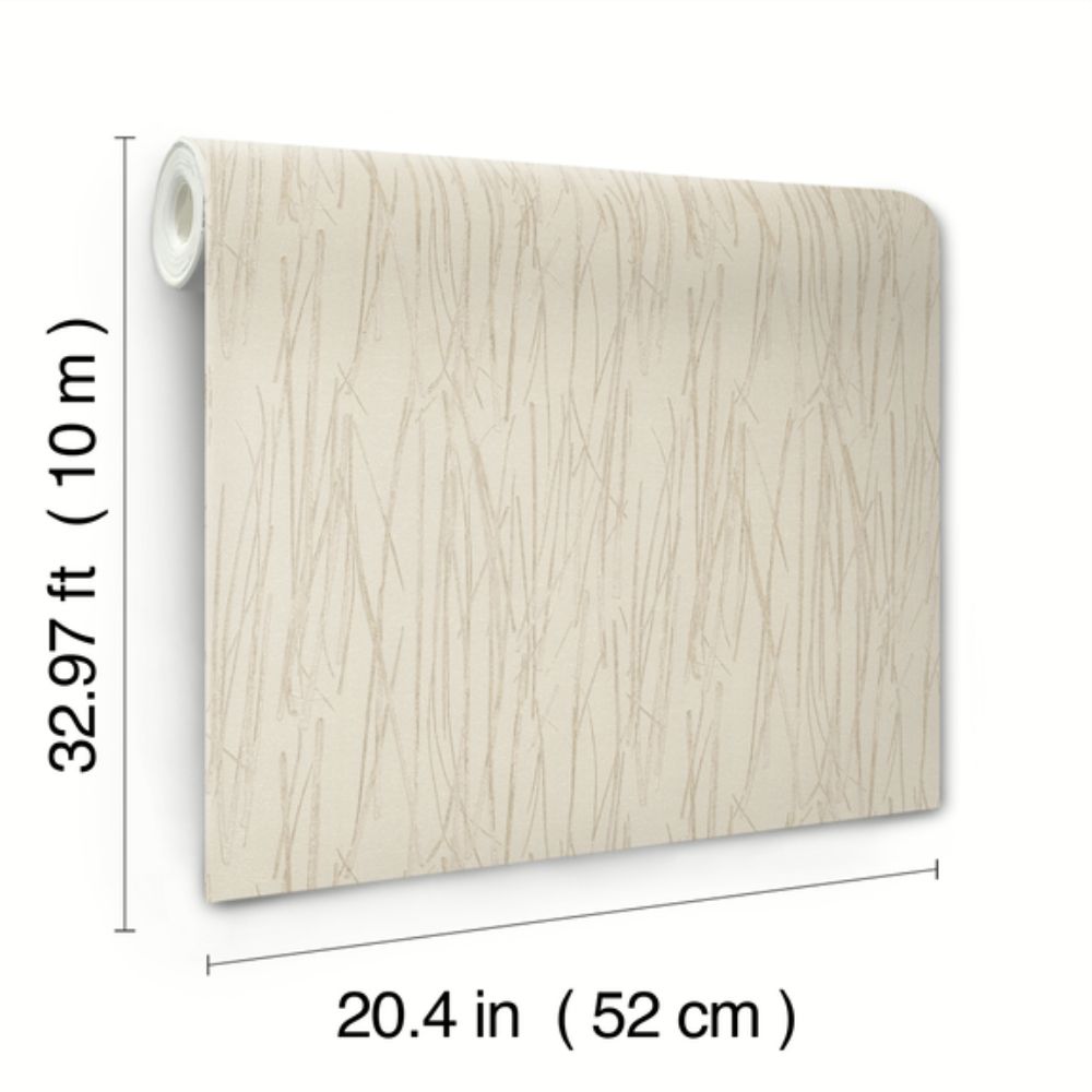 York SI20711 Signature Textures Resource Library Ivory Piedmont Bamboo Wallpaper