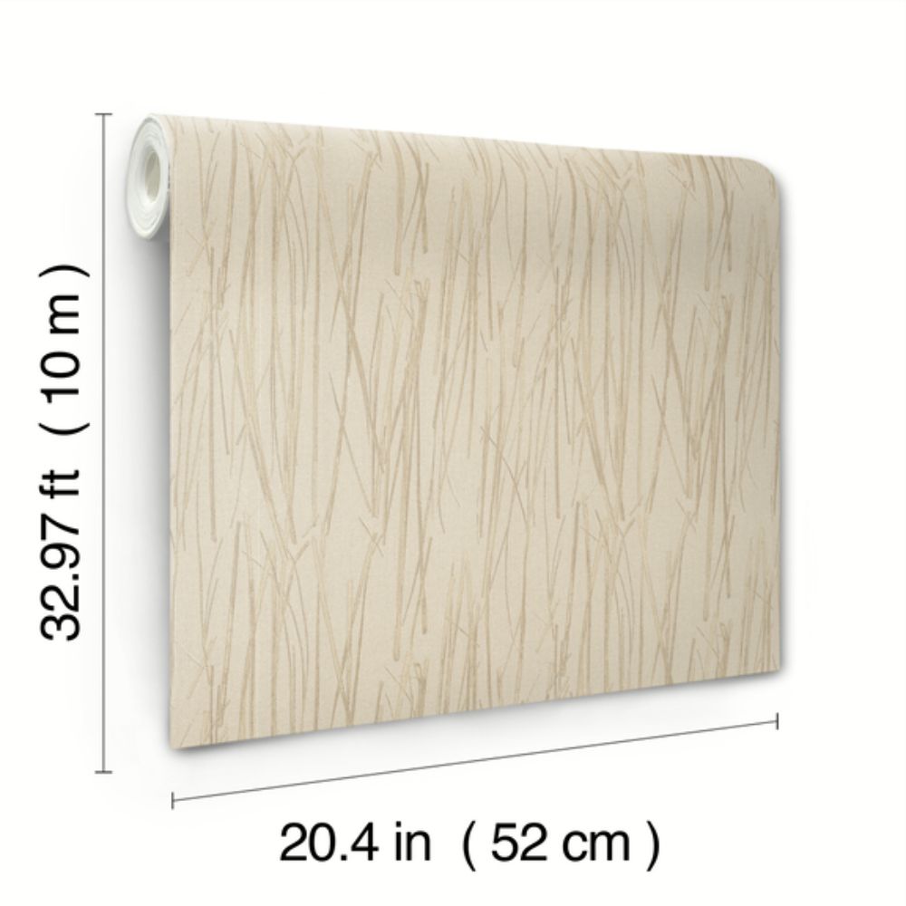 York SI20713 Signature Textures Resource Library Linen Piedmont Bamboo Wallpaper