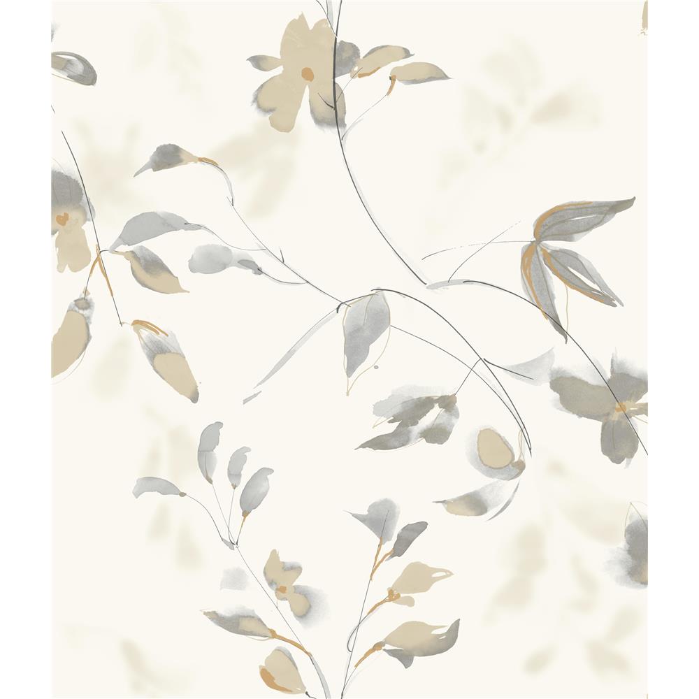 So2444 Tranquil York Wallcoverings So2444 Candice Olson Tranquil Linden Flower Wallpaper