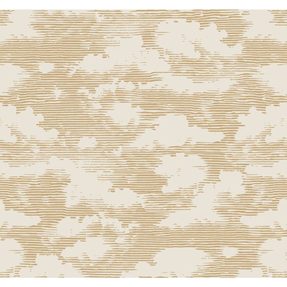York SS2527 Silhouettes Cloud Cover Wallpaper in Metallic Gold
