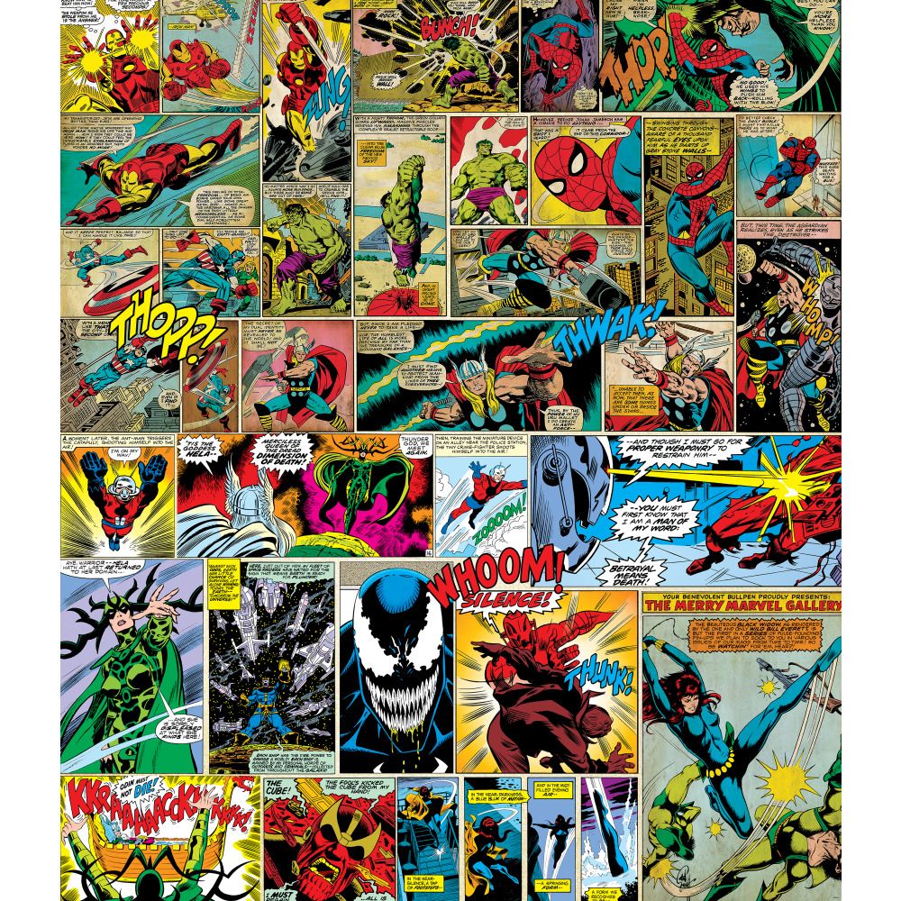 RoomMates by York TAP4528LG Marvel Comic Tapestry