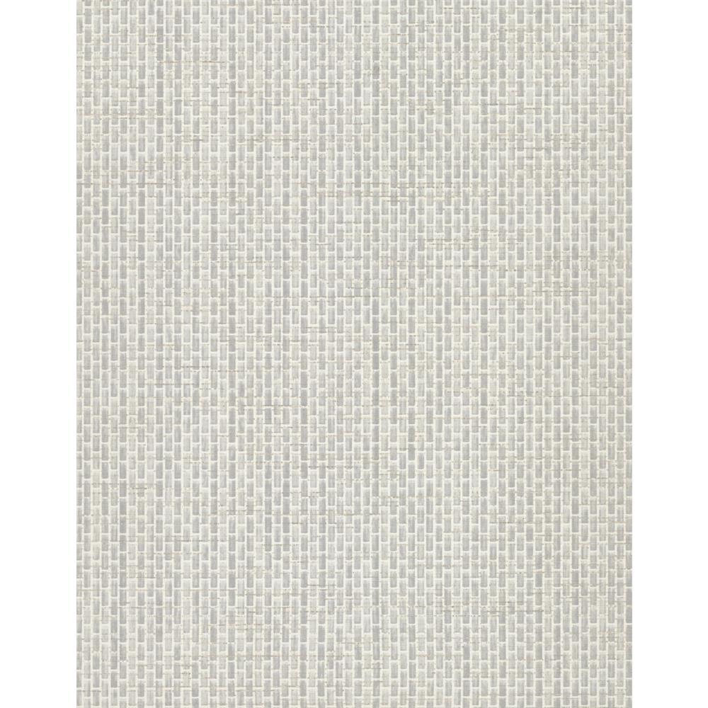 York TD1046N Texture Digest Petite Metro Tile Wallpaper in White/Off Whites