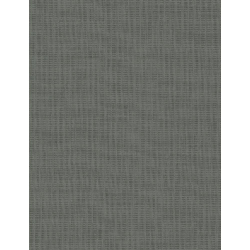 York TD1053N Texture Digest Hessian Weave Wallpaper in Blacks