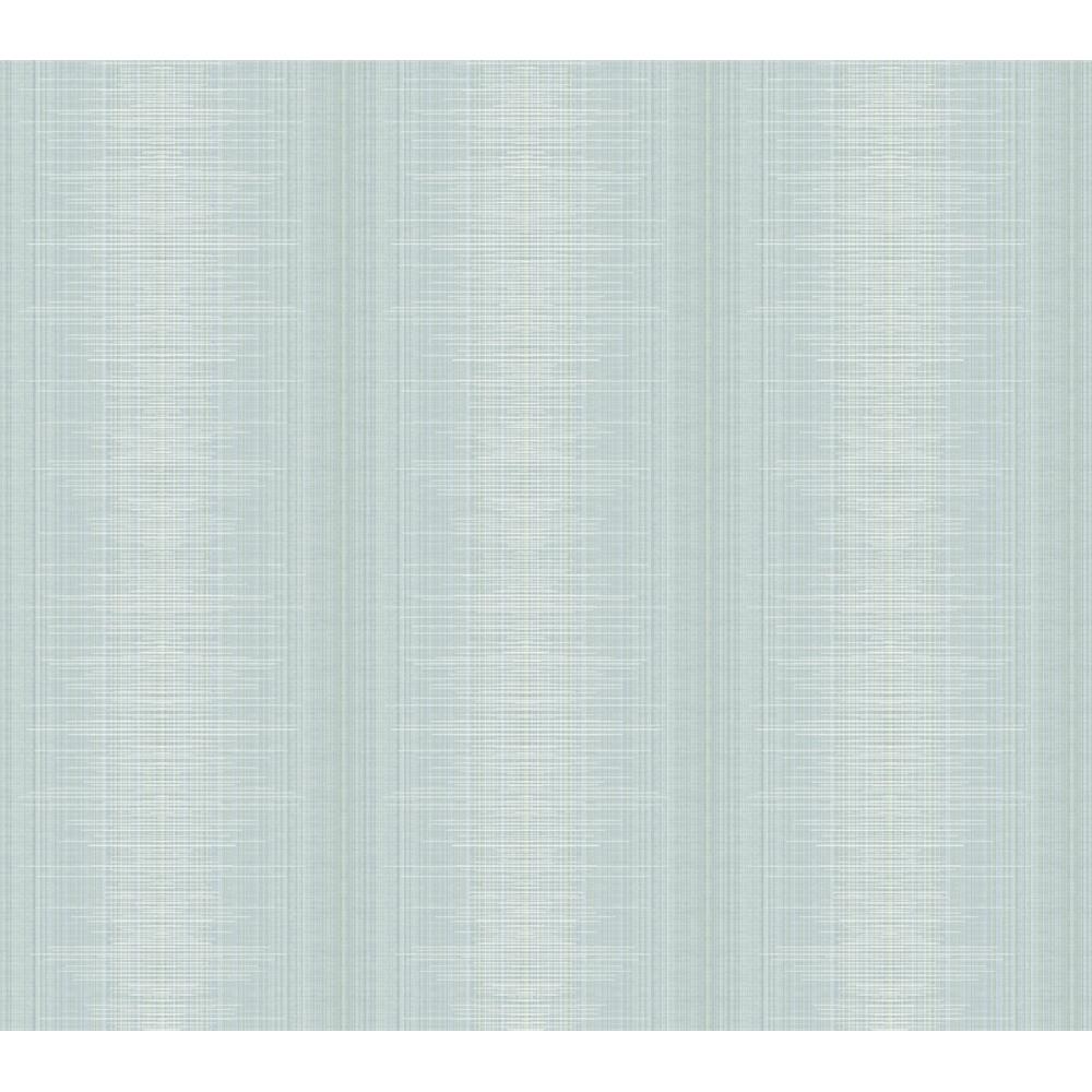 York Wallcoverings TL1963 Handpainted Traditionals Silk Weave Stripe Wallpaper in Turquiose