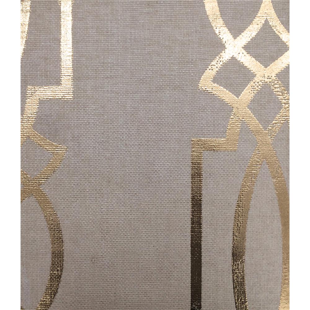 York Designer Series TR4269 Ronald Redding Designs Stripes Resource Cathedral Trellis Wallpaper