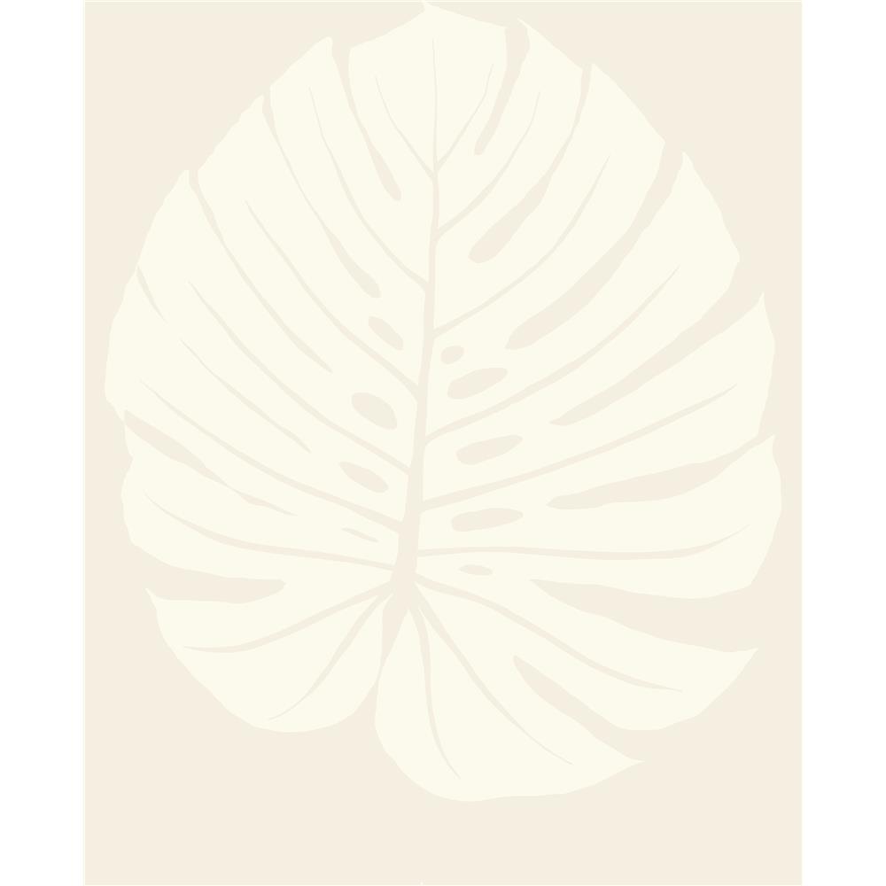 York VA1232 Aviva Stanoff Bali Leaf Wallpaper in Cream