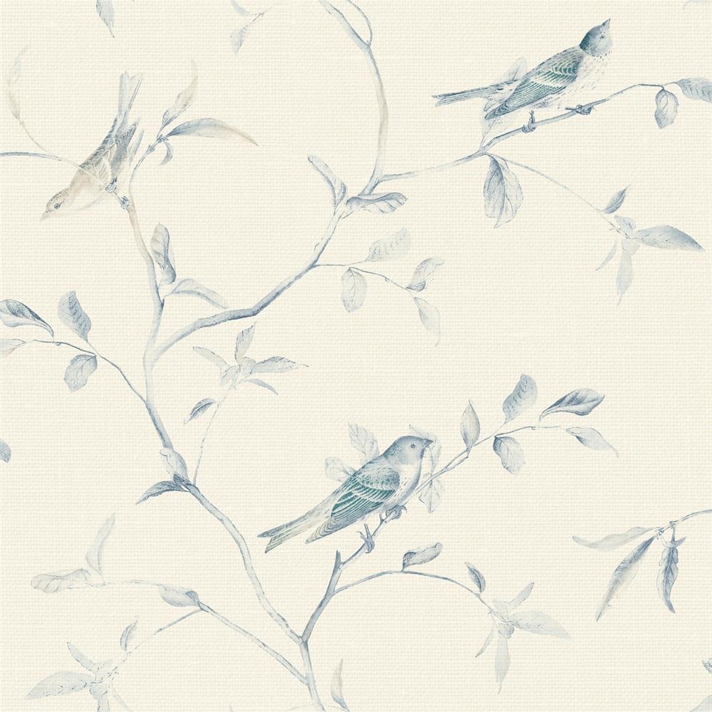 Inspired by Color by York Wallcoverings VE7071 Prism Birds Of A Feather Wallpaper