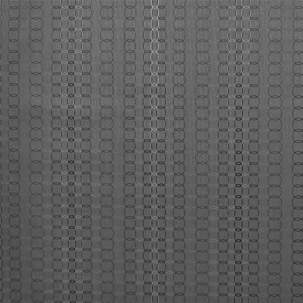 York Wallcoverings Y6220807 Mid Century Oval Mesh Wallpaper - Black