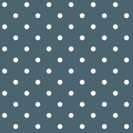 York Designer MH1576 Magnolia Home Dots on Dots Removable Wallpaper in white/blue 
