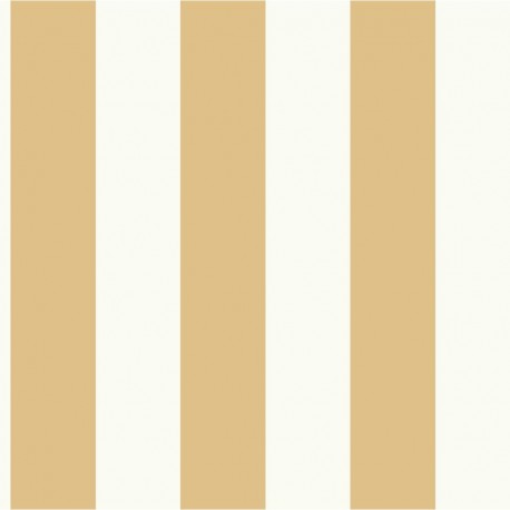 York Designer MH1592 Magnolia Home Awning Stripe Removable Wallpaper in yellow/white
