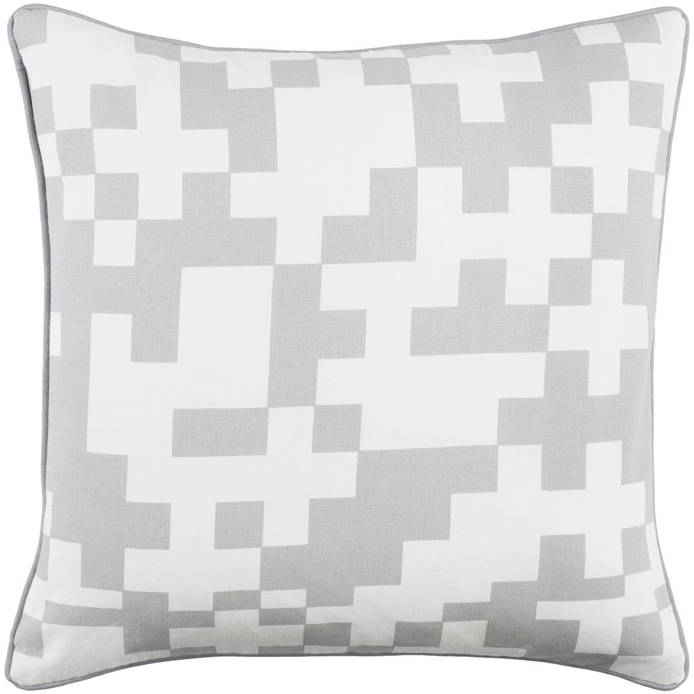 Artistic Weavers INGA7020 Inga Puzzle Pillow Cover and Poly Insert 18