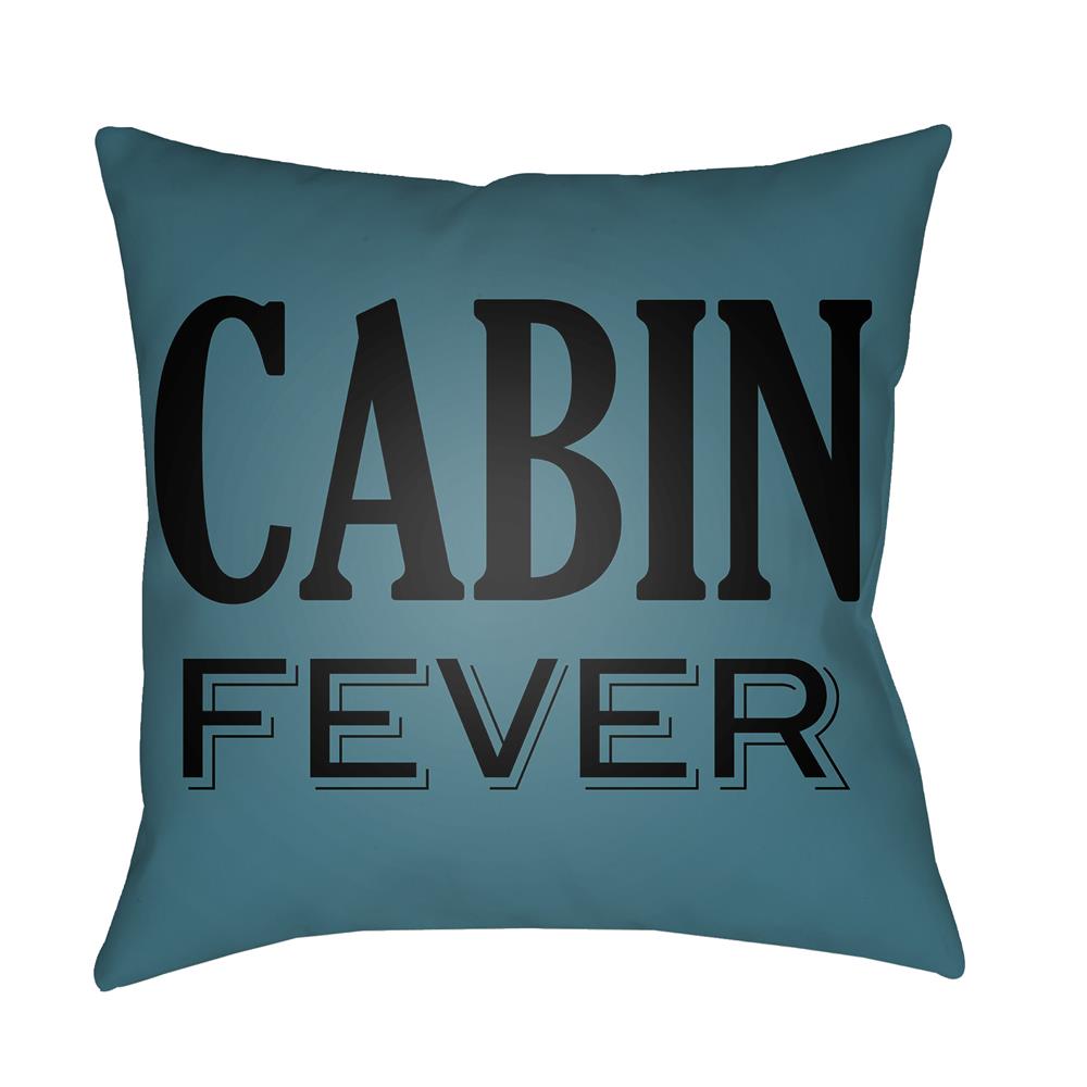 Artistic Weavers LGCB2029 Lodge Cabin Cabin Fever Pillow Poly Filled 20" x 20" in Teal
