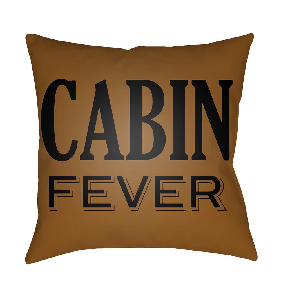 Artistic Weavers LGCB2034 Lodge Cabin Cabin Fever Pillow Poly Filled 20" x 20" in Tan