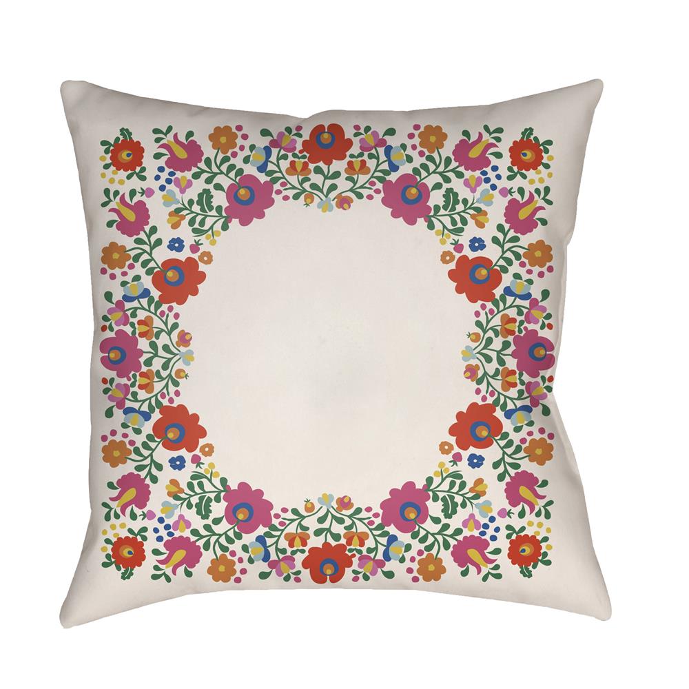 Artistic Weavers LOTA1305 Lolita Camila Pillow Poly Filled 20" x 20" in Poppy Red