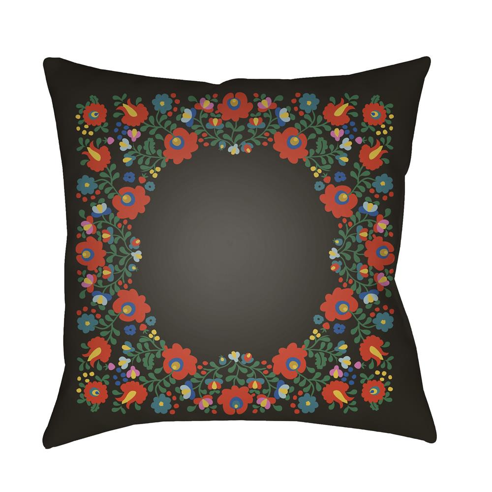 Artistic Weavers LOTA1306 Lolita Camila Pillow Poly Filled 16" x 16" in Poppy Red