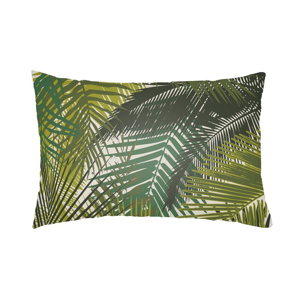 Artistic Weavers LOTA1403 Lolita Palm Pillow Poly Filled 14" x 24" in Lime Green