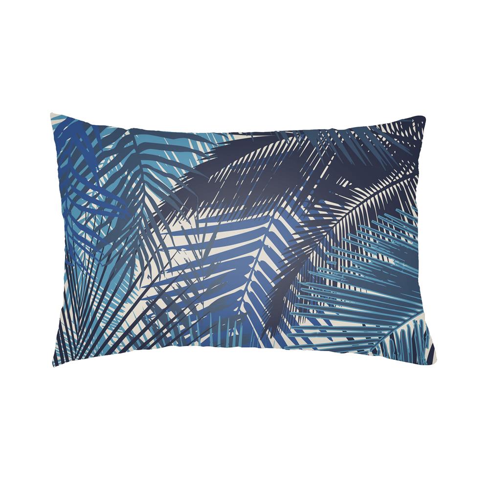 Artistic Weavers LOTA1404 Lolita Palm Pillow Poly Filled 14" x 24" in Royal Blue