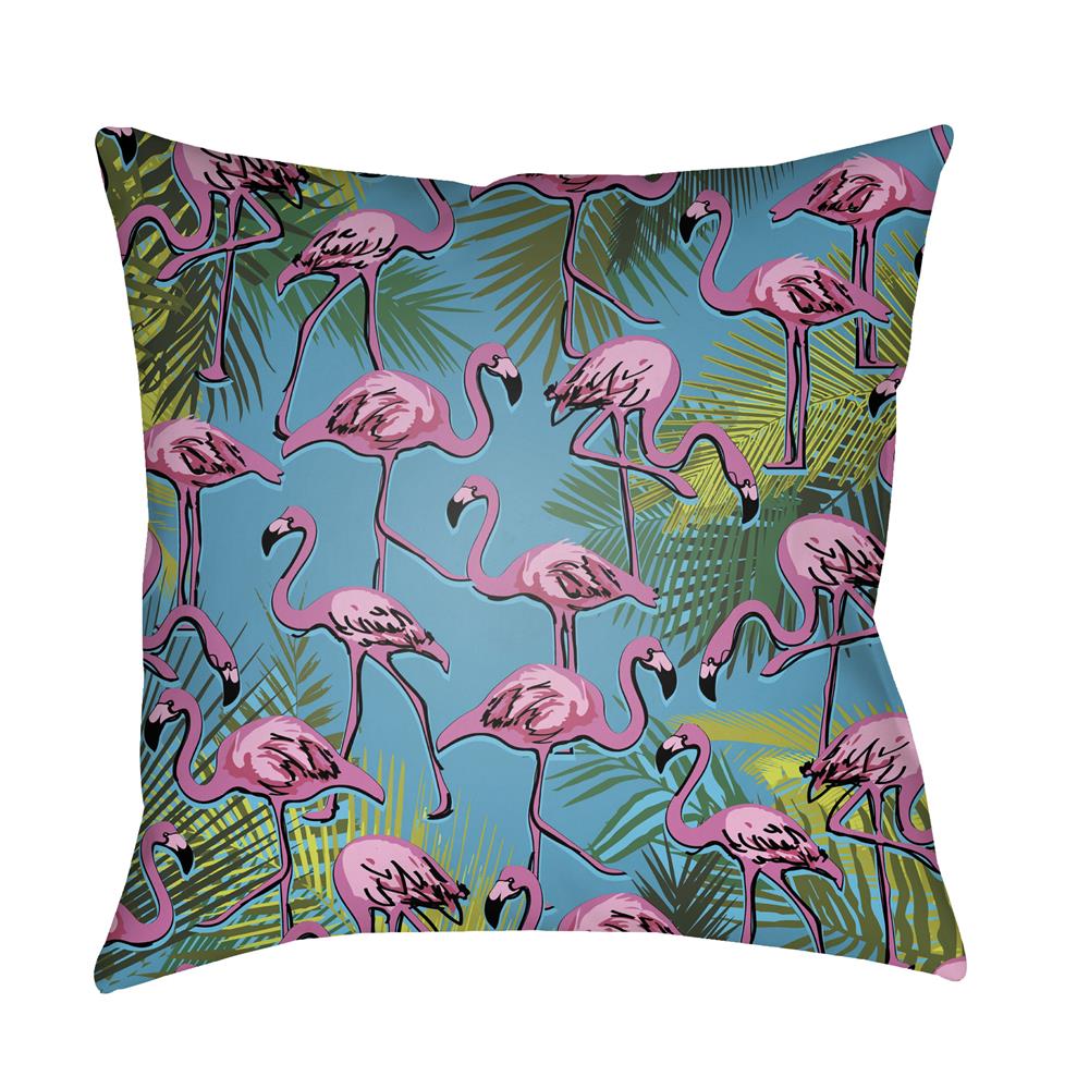 Artistic Weavers LOTA1428 Lolita Flamingo Pillow Poly Filled 20" x 20" in Fuchsia