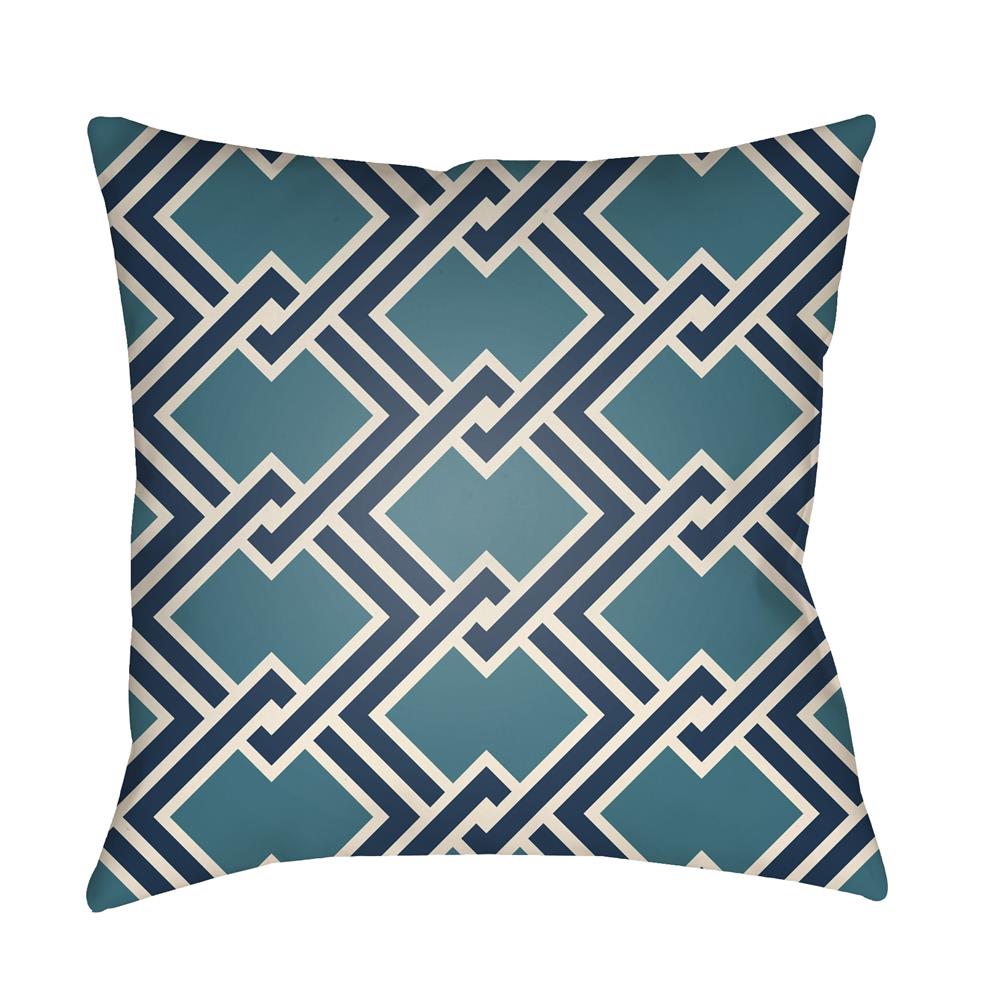 Artistic Weavers LTCH1101 Litchfield Cabana Pillow Poly Filled 20" x 20" in Teal
