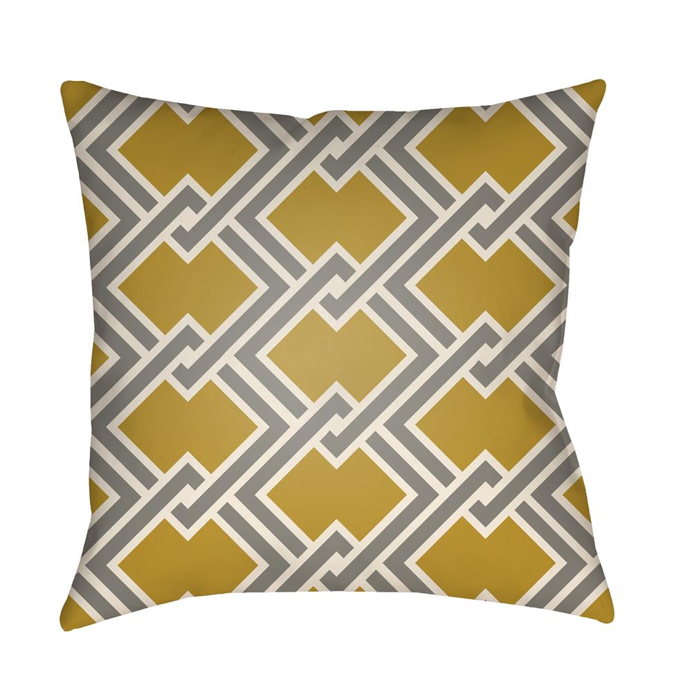 Artistic Weavers LTCH1106 Litchfield Cabana Pillow Poly Filled 20" x 20" in Gold