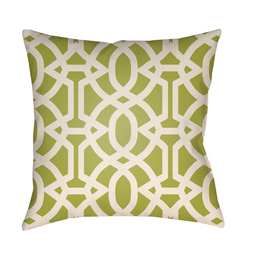 Artistic Weavers LTCH1121 Litchfield Massey Pillow Poly Filled 20" x 20" in Lime Green