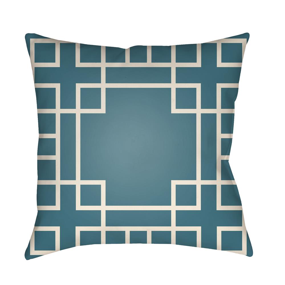 Artistic Weavers LTCH1127 Litchfield Hanser Pillow Poly Filled 20" x 20" in Teal