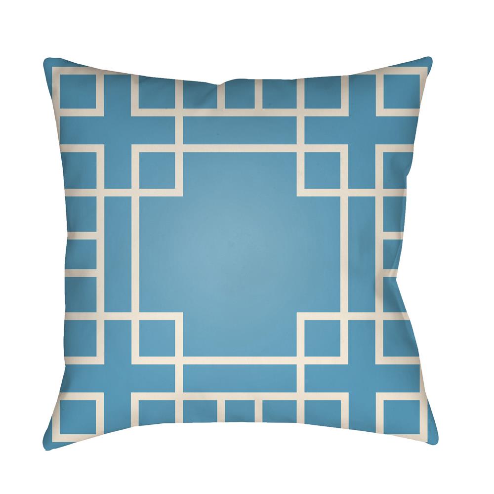 Artistic Weavers LTCH1137 Litchfield Hanser Pillow Poly Filled 20" x 20" in Aqua