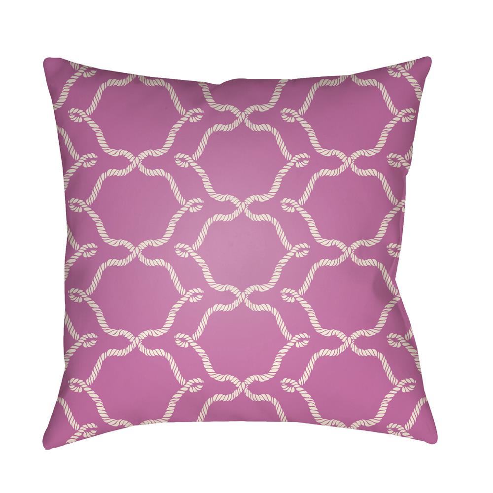 Artistic Weavers LTCH1347 Litchfield Conway Pillow Poly Filled 20" x 20" in Fuchsia