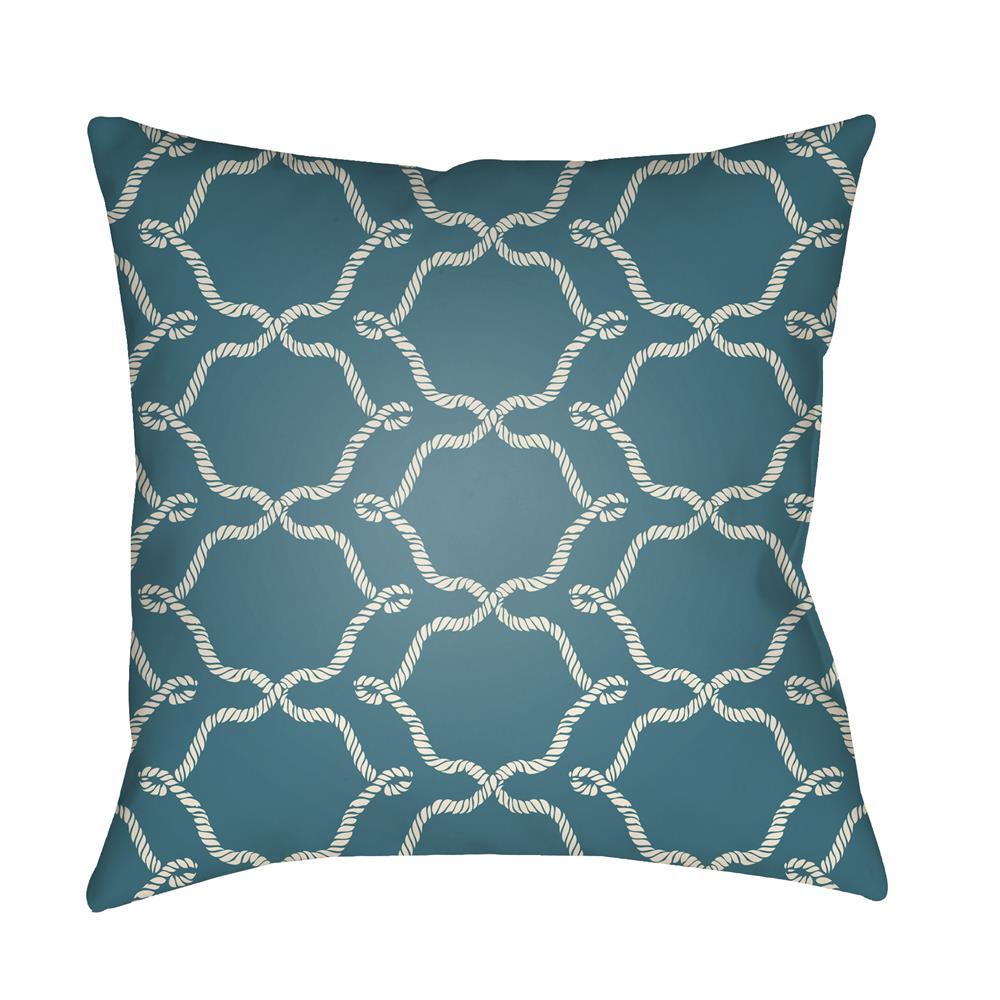 Artistic Weavers LTCH1354 Litchfield Conway Pillow Poly Filled 16" x 16" in Teal