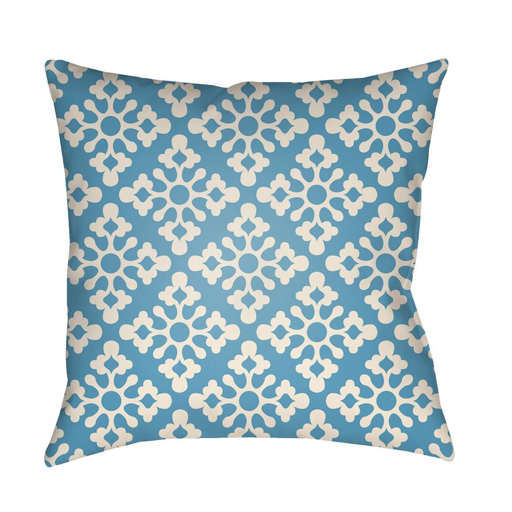 Artistic Weavers LTCH1357 Litchfield Ladson Pillow Poly Filled 16" x 16" in Aqua